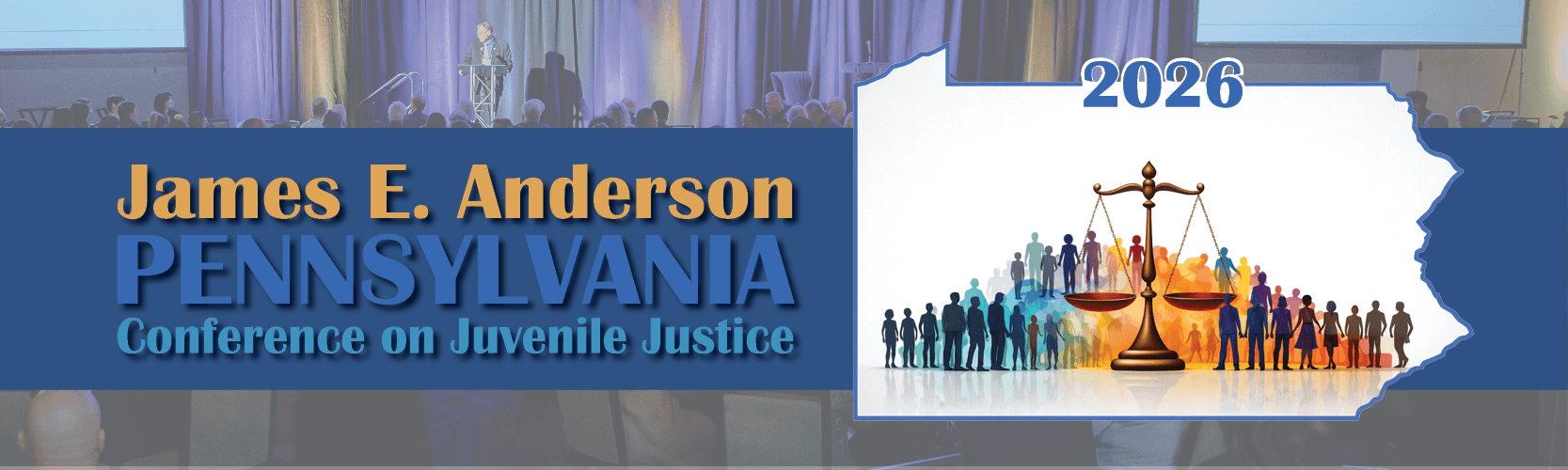 James E. Anderson Pennsylvania Conference on Juvenile Justice Banner Logo